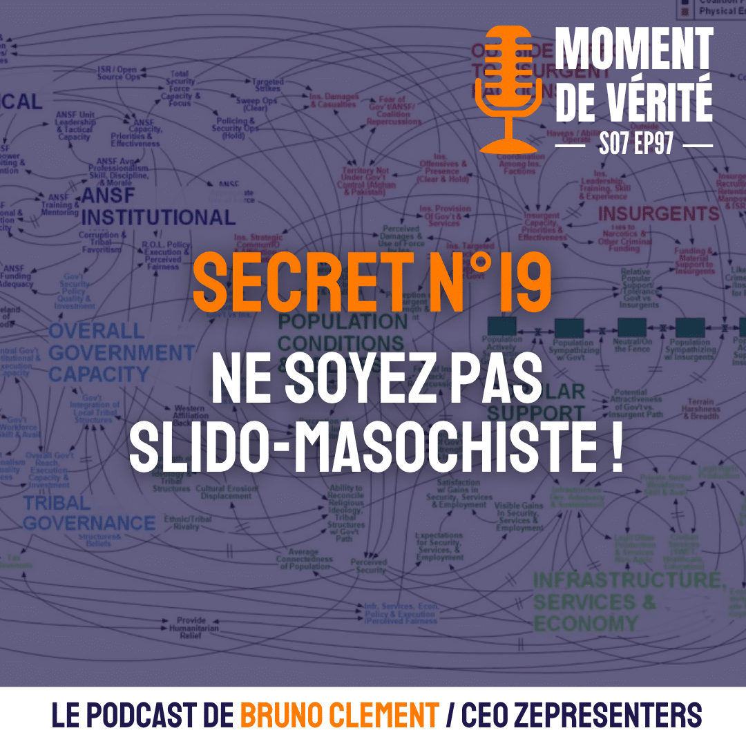 Image pour illustrer l'épisode de podcast : Ne soyez pas slido-masochiste !