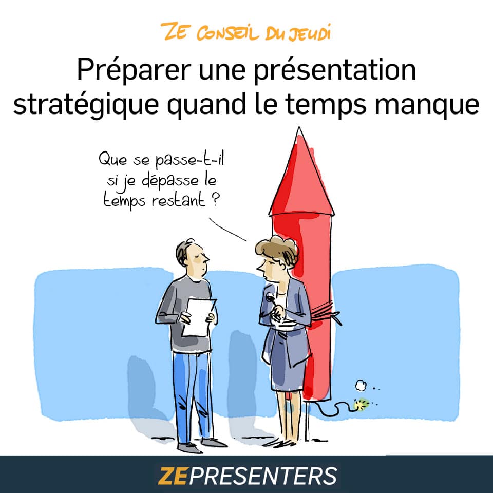 Image pour illustrer l'article : Préparer une présentation stratégique quand le temps manque